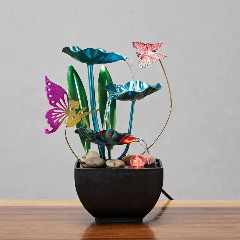 Elegante Fuente de Agua de Escritorio