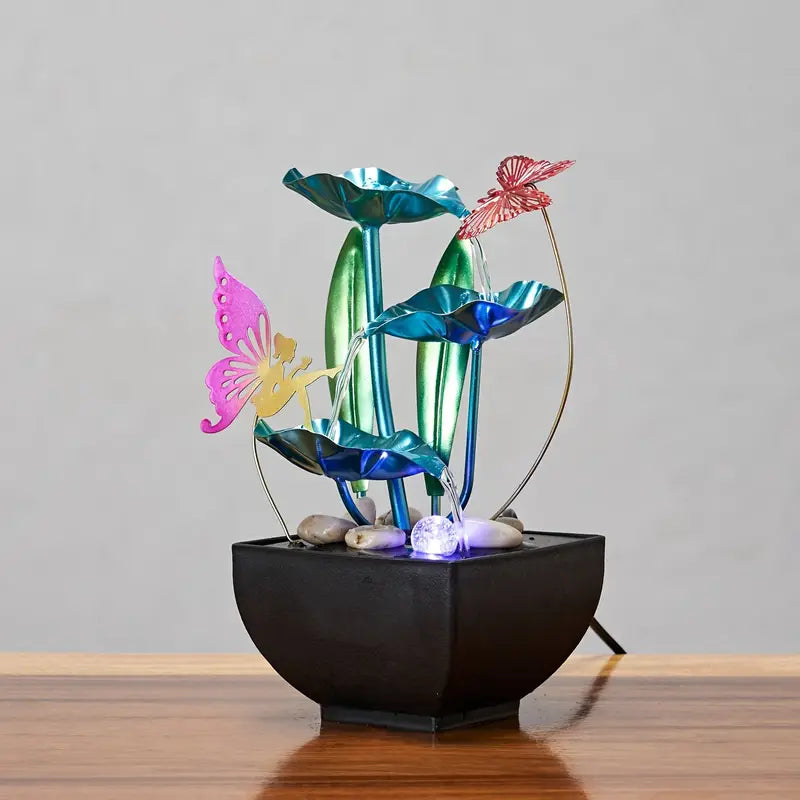Elegante Fuente de Agua de Escritorio