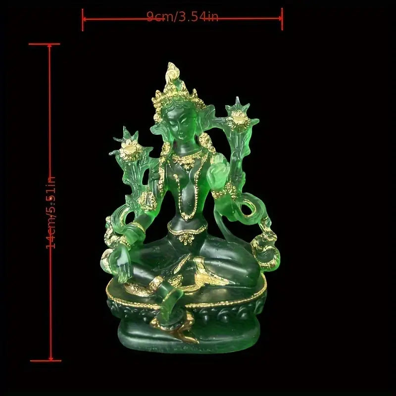 Estatua de Buda Tara Verde