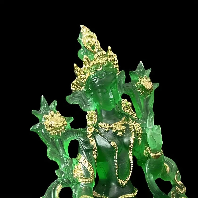 Estatua de Buda Tara Verde