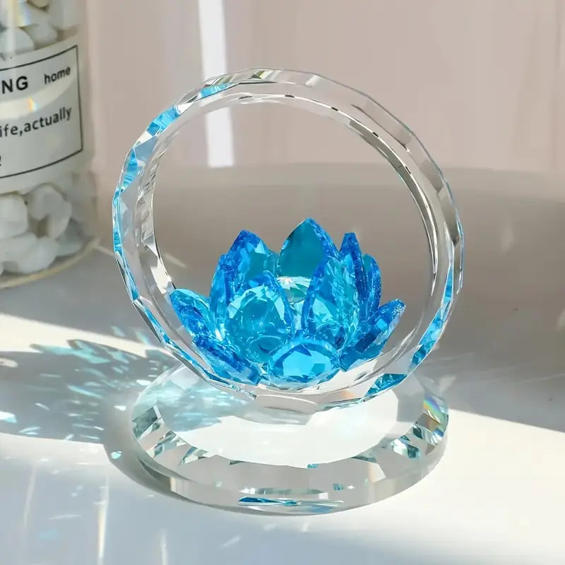 Cesta de loto de cristal,