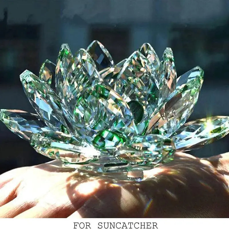 Flor de Loto de Cristal Brillante