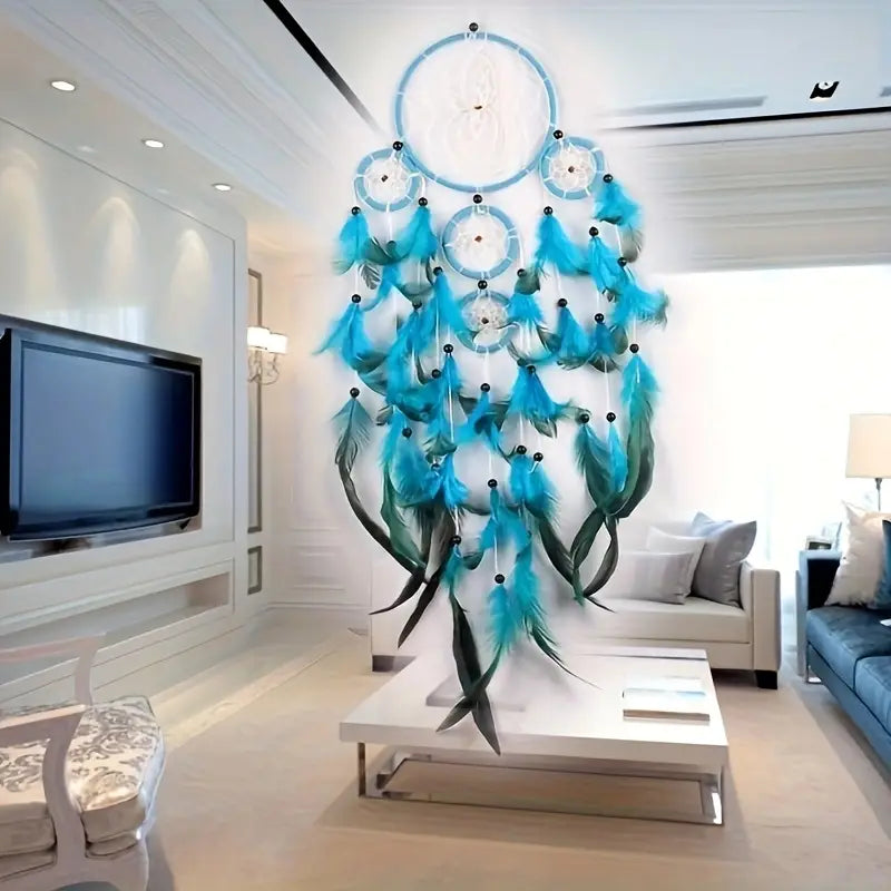 Cazador de sueños azul Boho-Chic