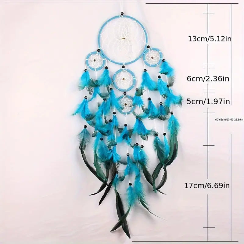 Cazador de sueños azul Boho-Chic