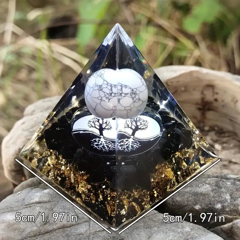 Pirámide de Obsidiana Árbol de la Vida Rune Ogon