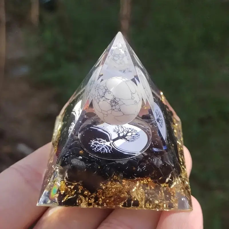 Pirámide de Obsidiana Árbol de la Vida Rune Ogon