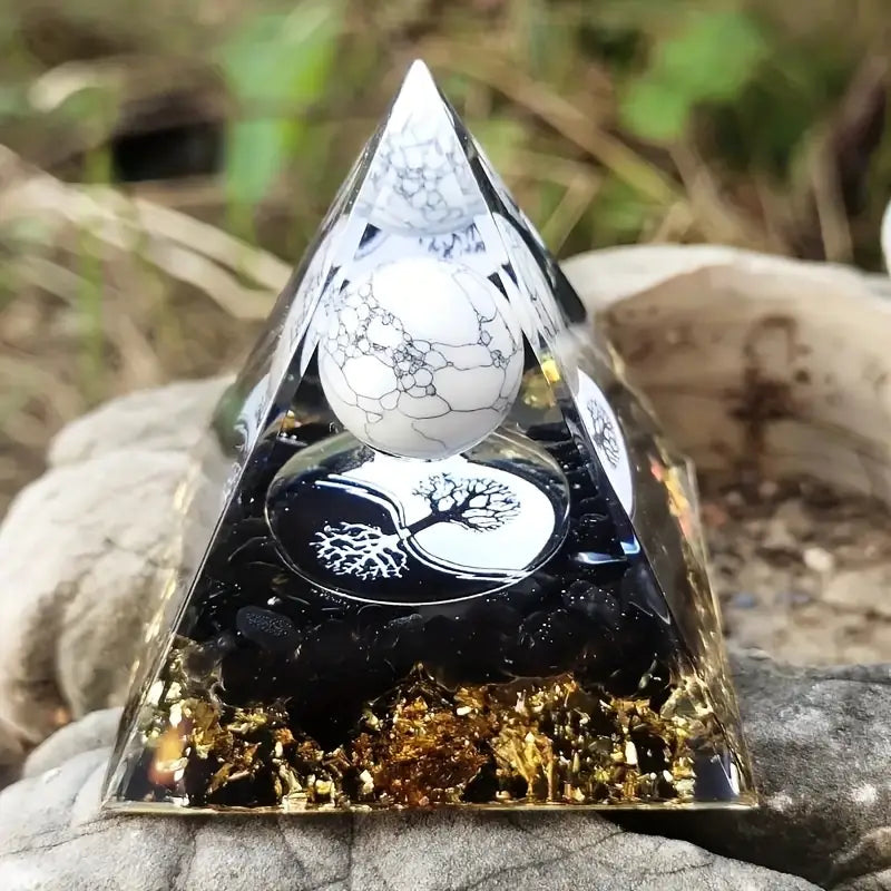 Pirámide de Obsidiana Árbol de la Vida Rune Ogon