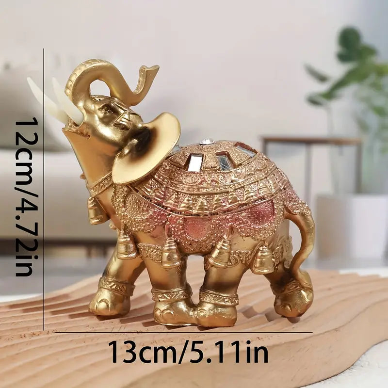 Estatua Elefante Dorado