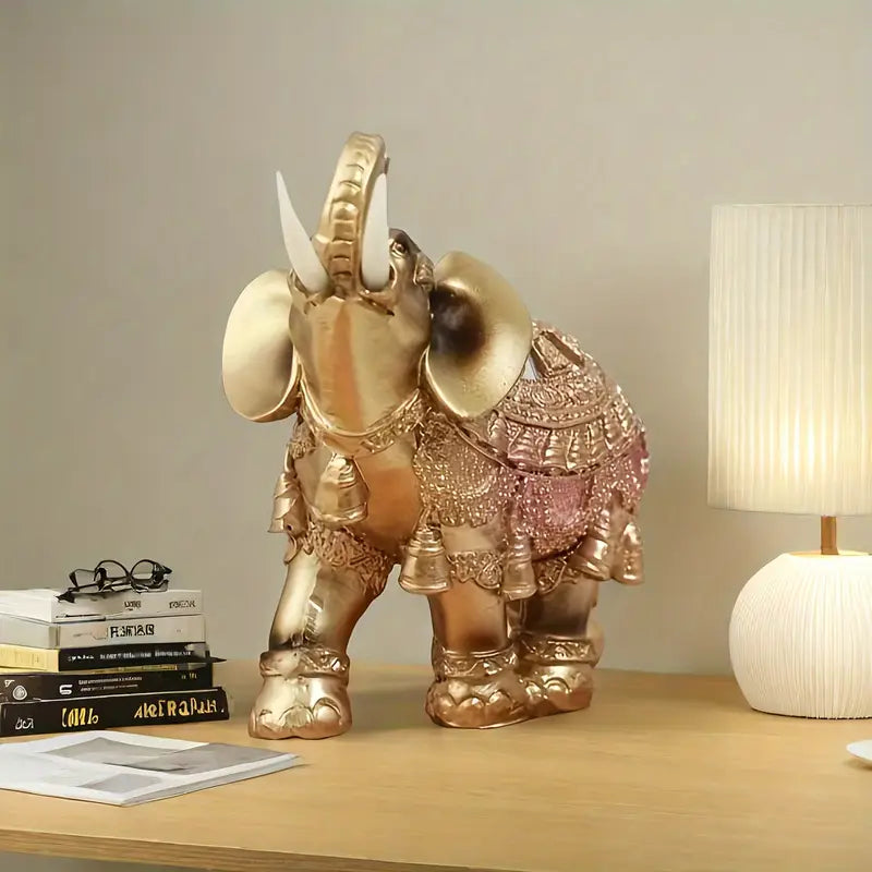 Estatua Elefante Dorado